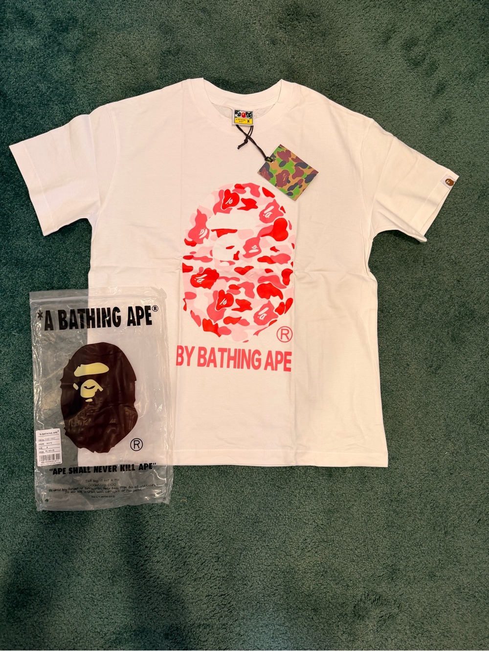 Bape T-shirt size M and L